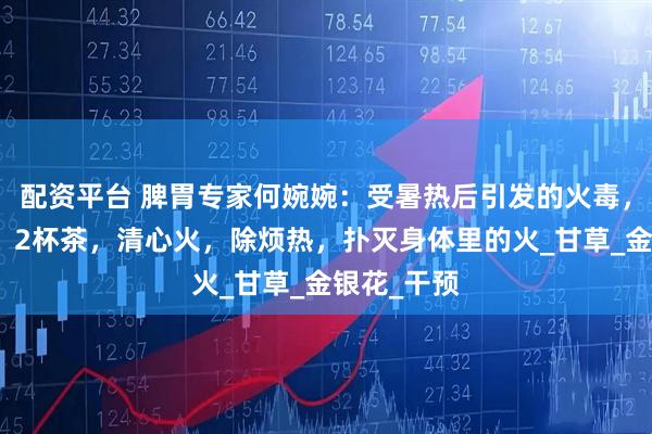 配资平台 脾胃专家何婉婉：受暑热后引发的火毒，如何清除？2杯茶，清心火，除烦热，扑灭身体里的火_甘草_金银花_干预